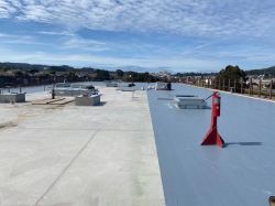 Vapor Barrier Install at Roof