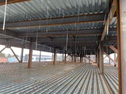Rebar Installationa and MEP rough in at Level 2 Side A